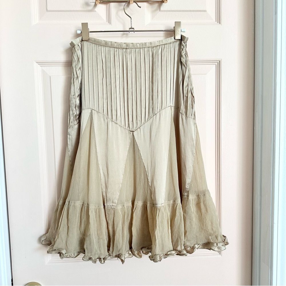 Banana republic silk tulip skirt
